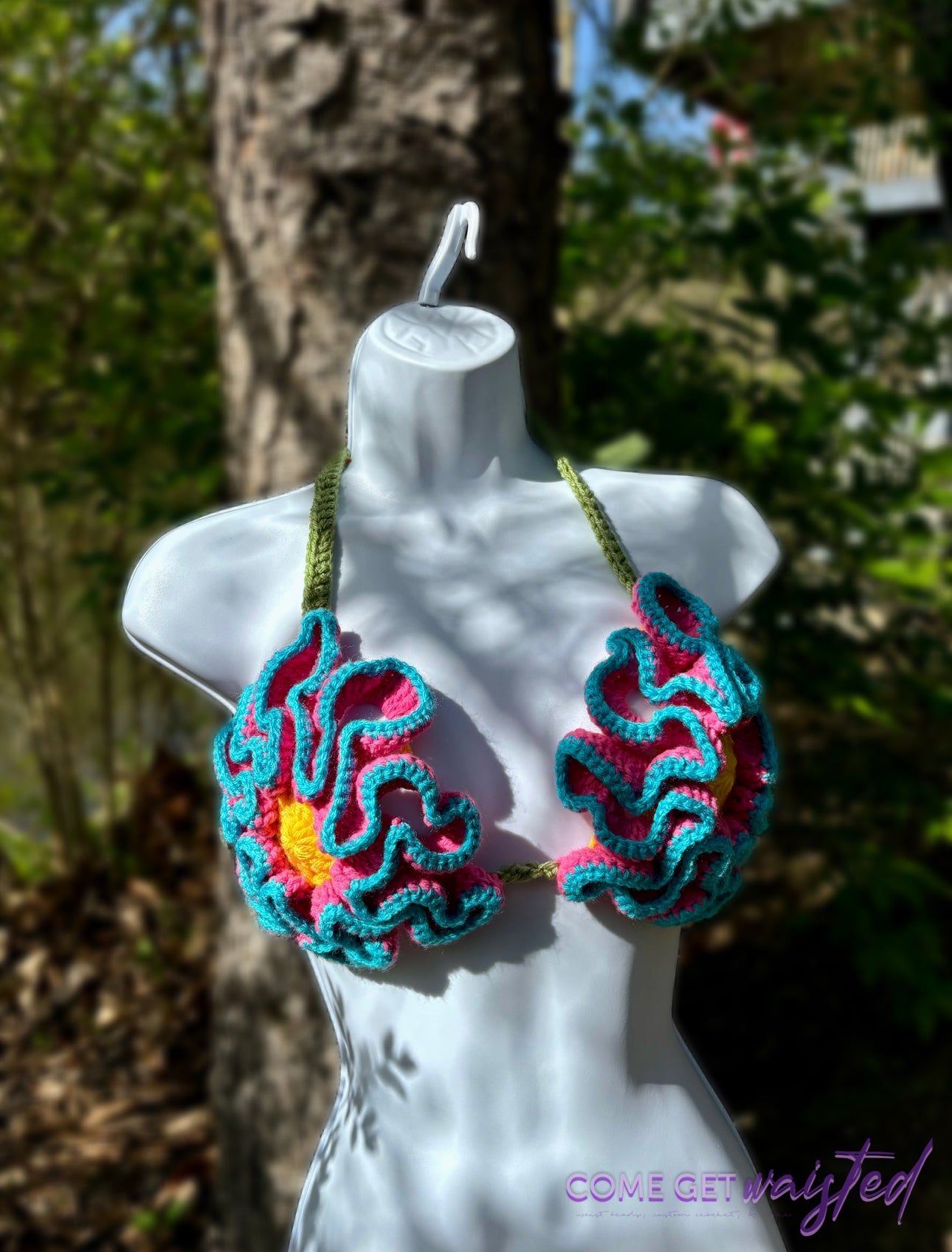 3-D Flower Bra
