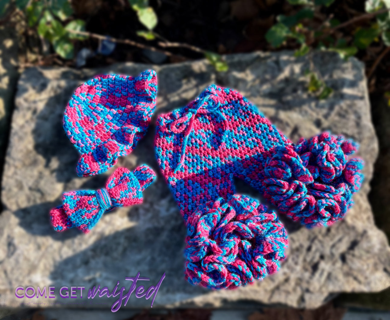 Baby Girl Ruffle Pants (set)