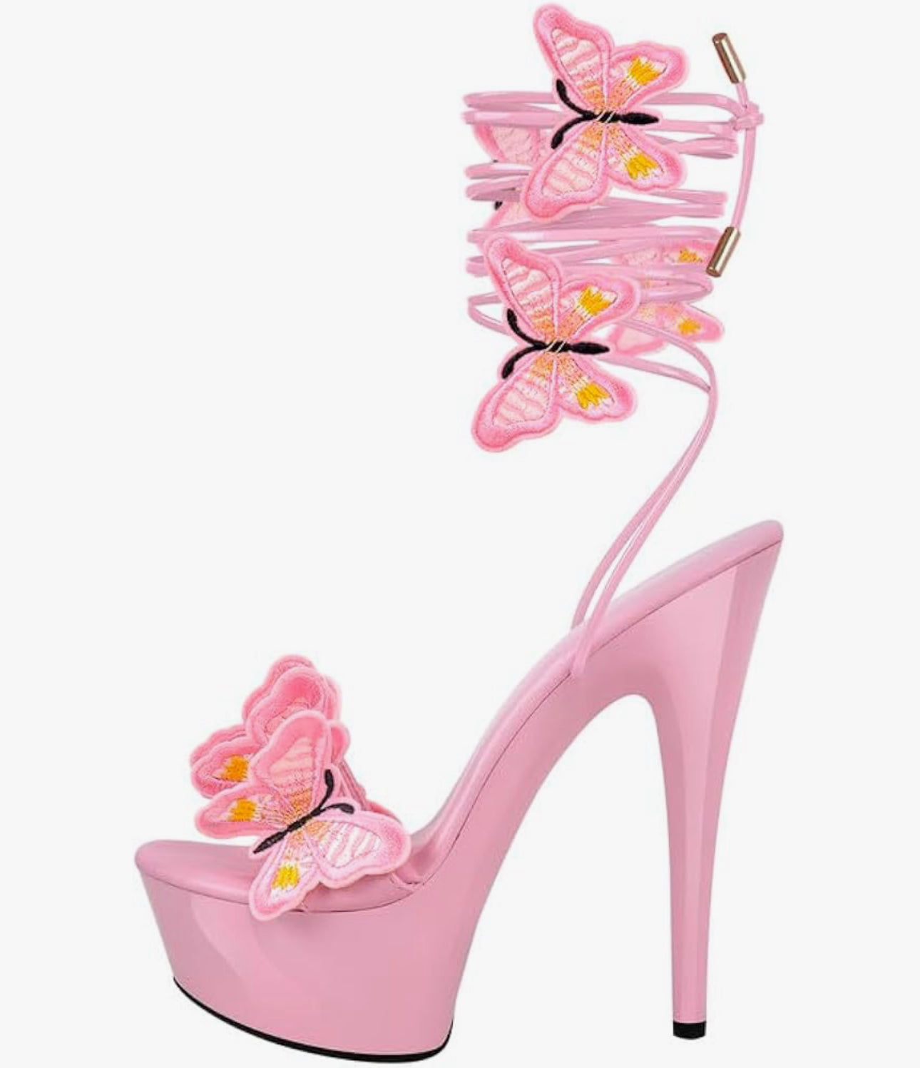 Butterfly Strap-Up Heels