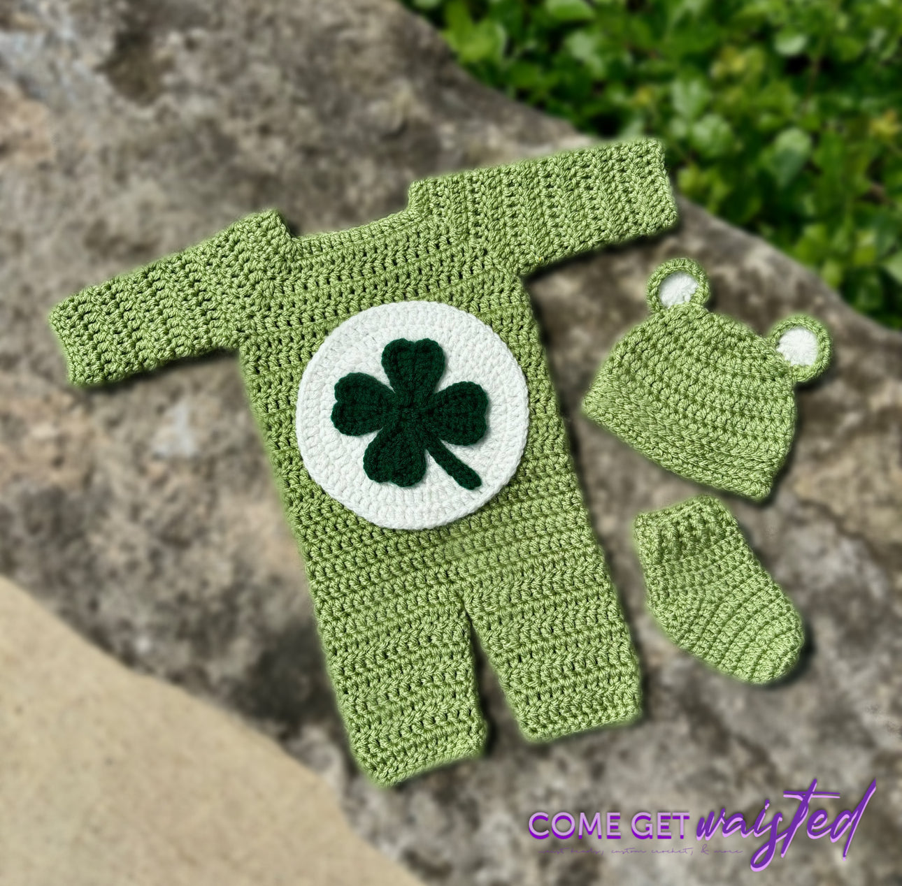 Newborn Carebear Onesie Set