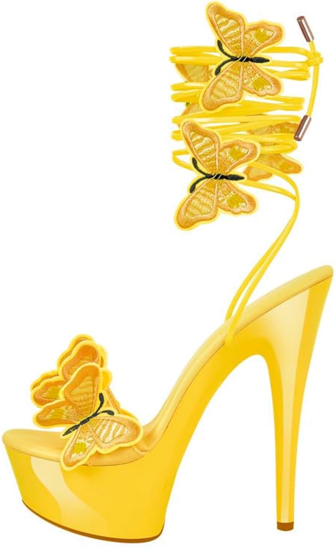 Butterfly Strap-Up Heels