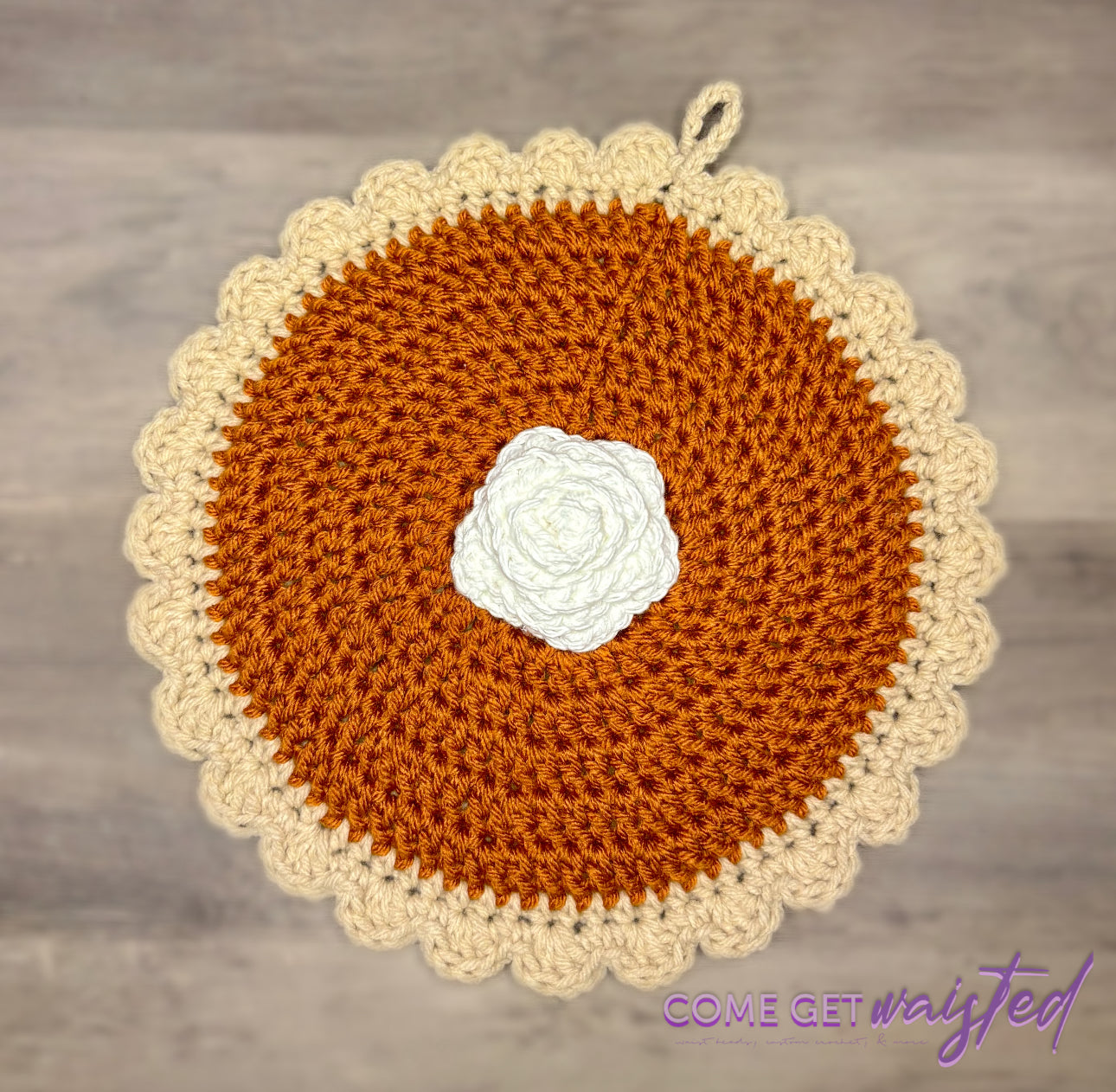 Pumpkin Pie Potholders (Oven Mitts)