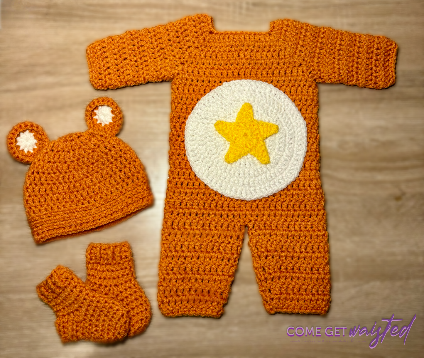 Newborn Carebear Onesie Set