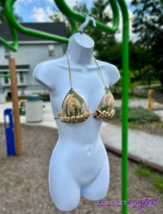 Ruffle Bikini Bra
