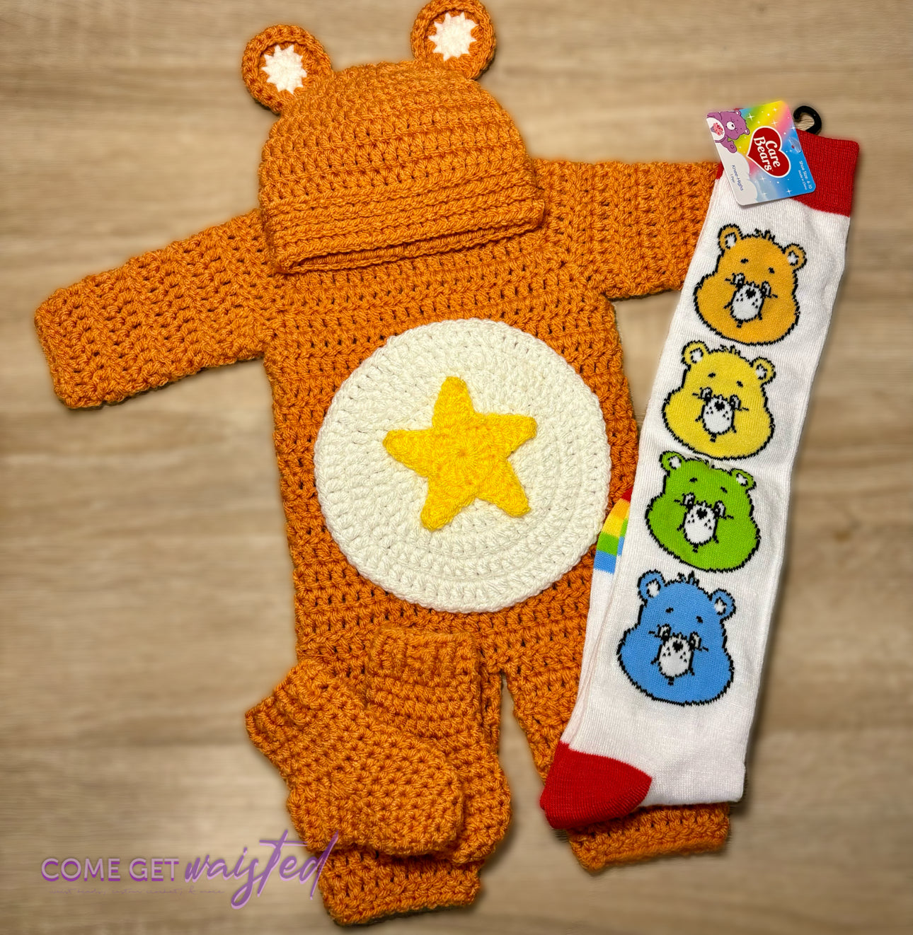 Newborn Carebear Onesie Set