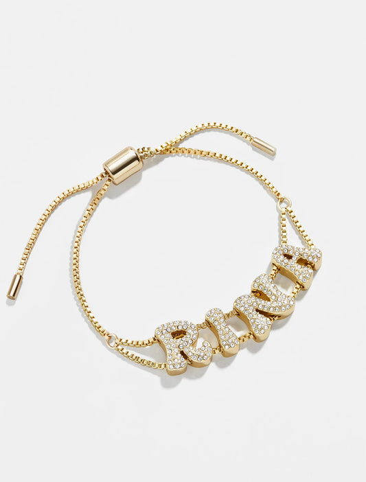 Sequined Bubble Custom Bracelet
