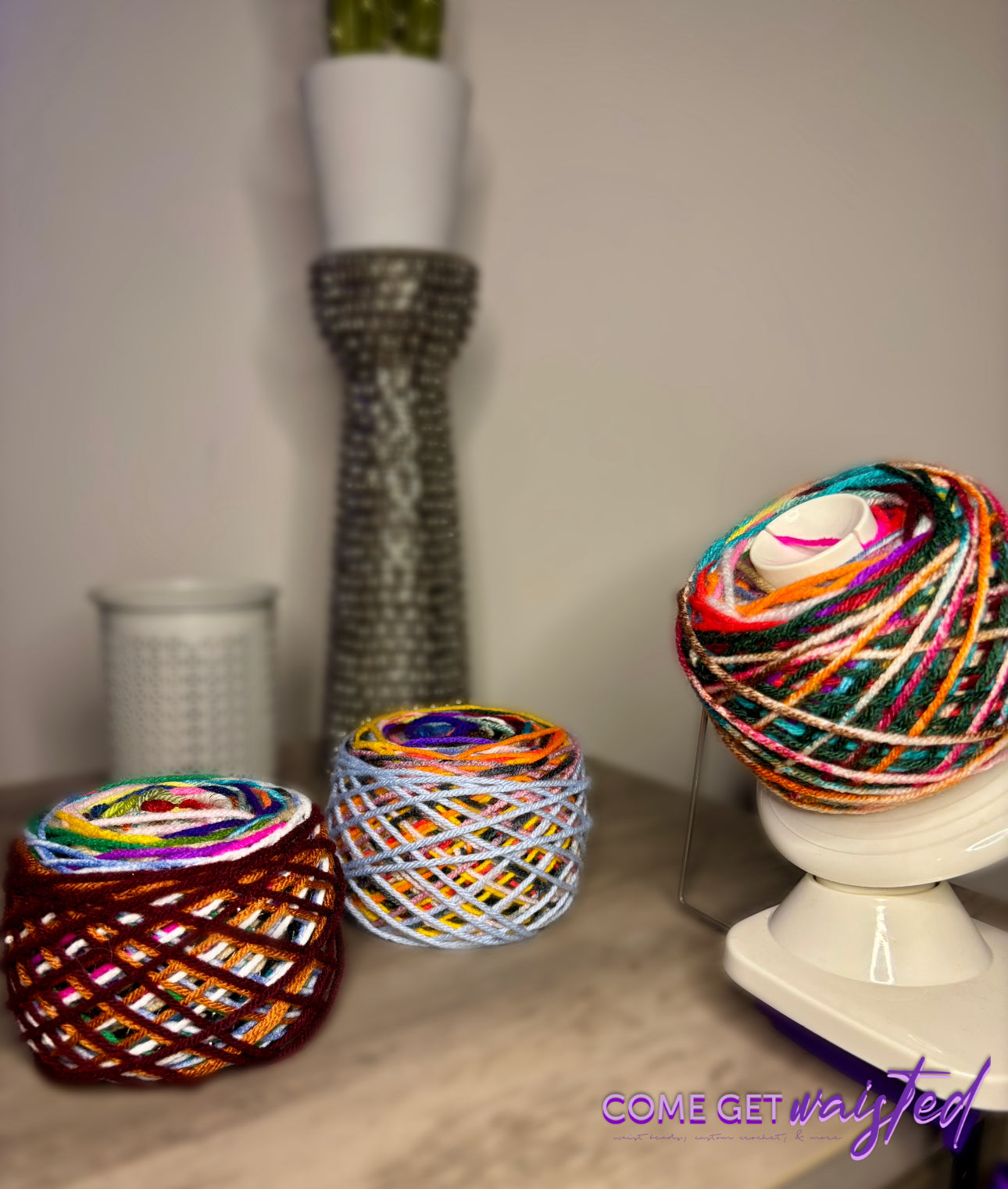 Custom Scrap Yarn Cakes