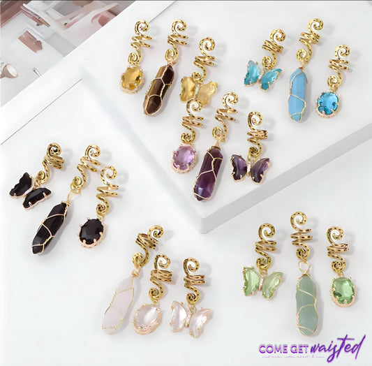 Crystal Loc Jewelry Set