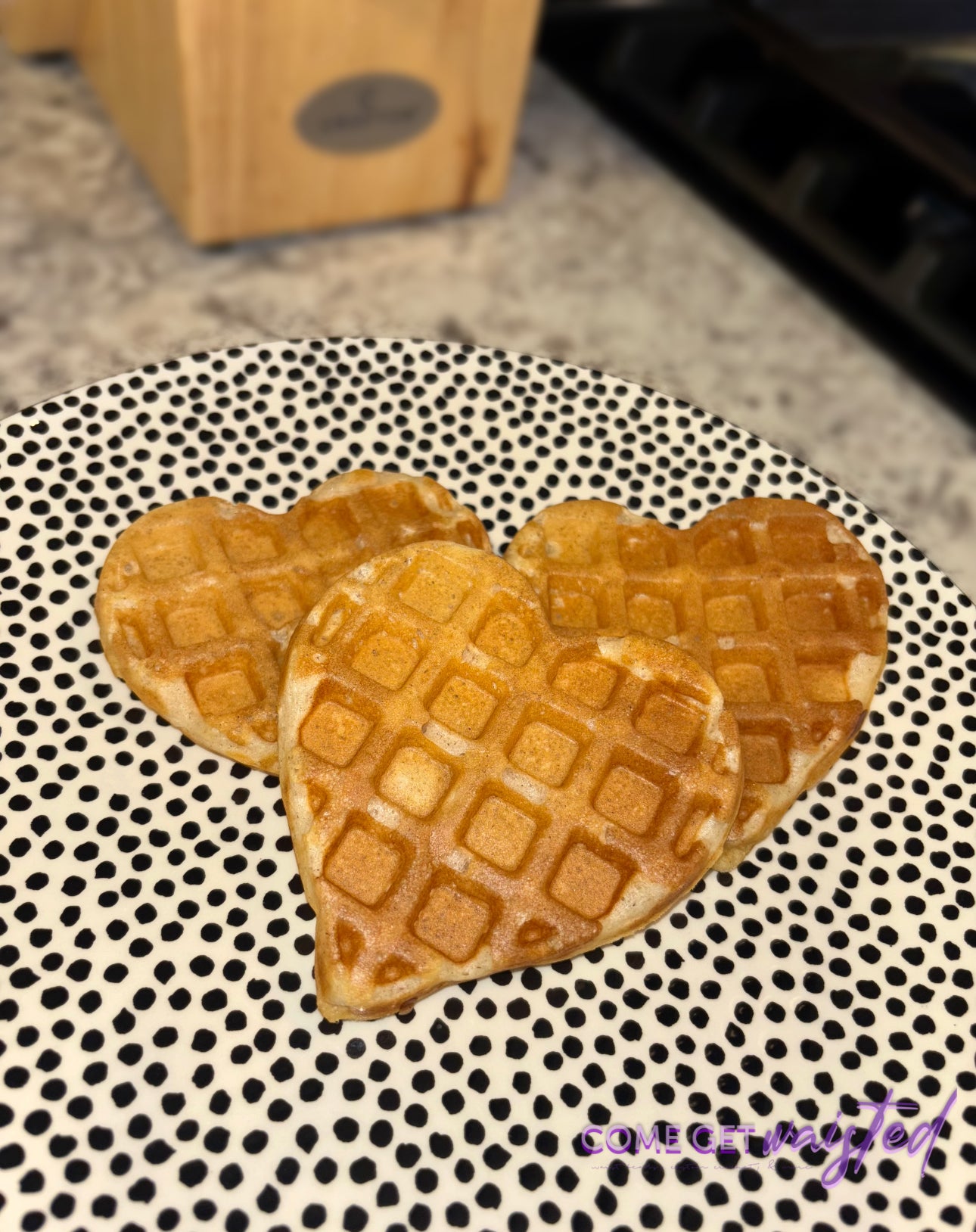 Mini Red Heart Waffle Maker