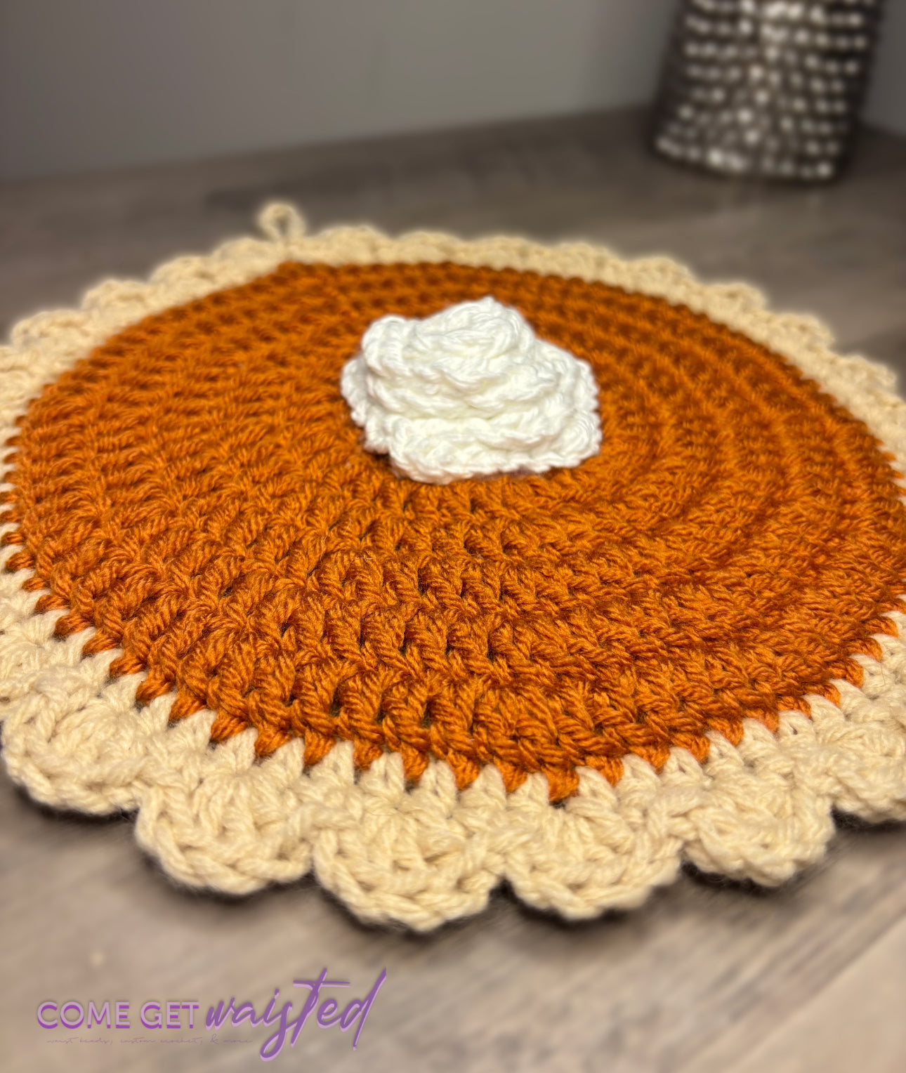 Pumpkin Pie Potholders (Oven Mitts)