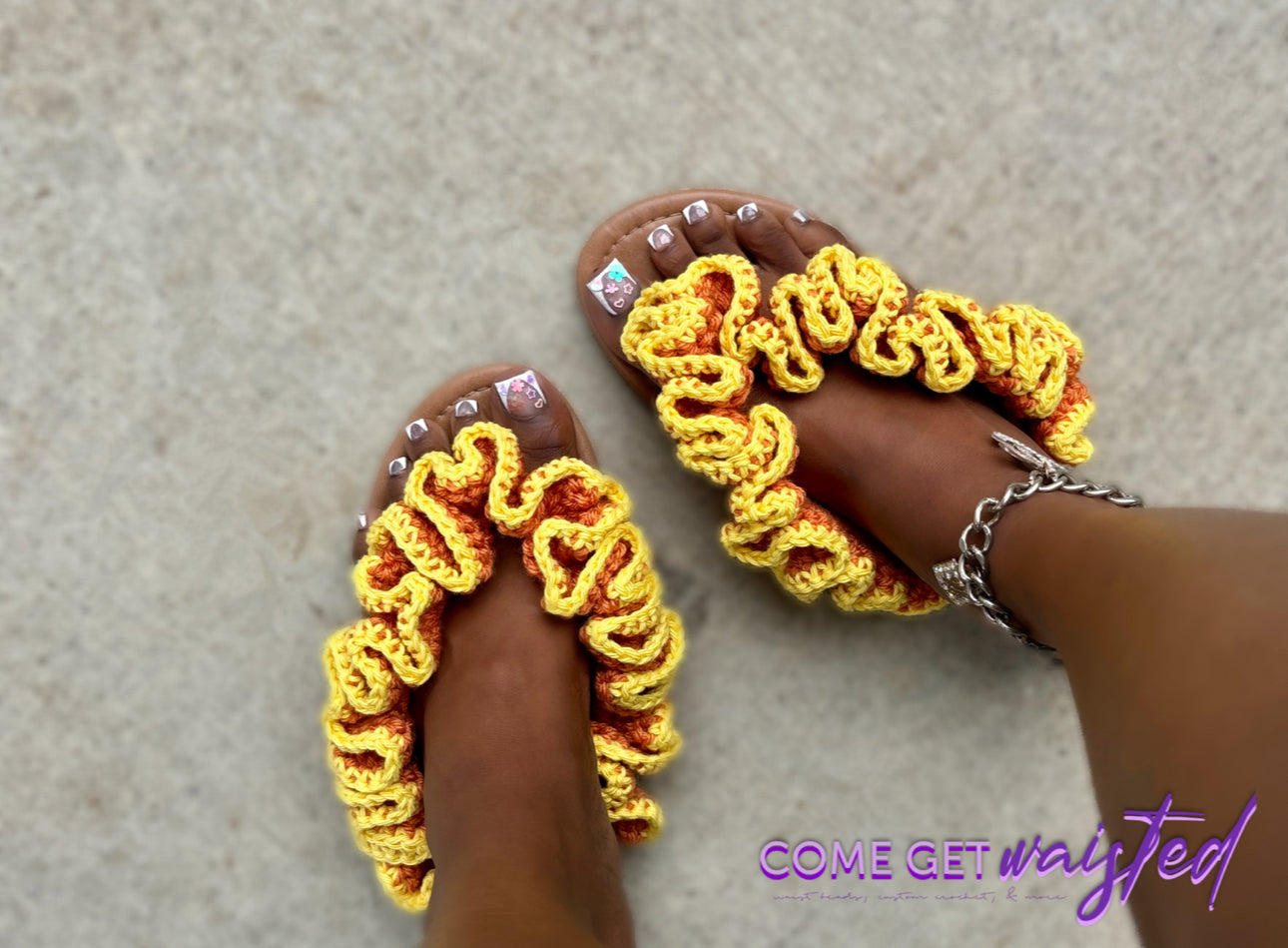 Ruffle Sandals