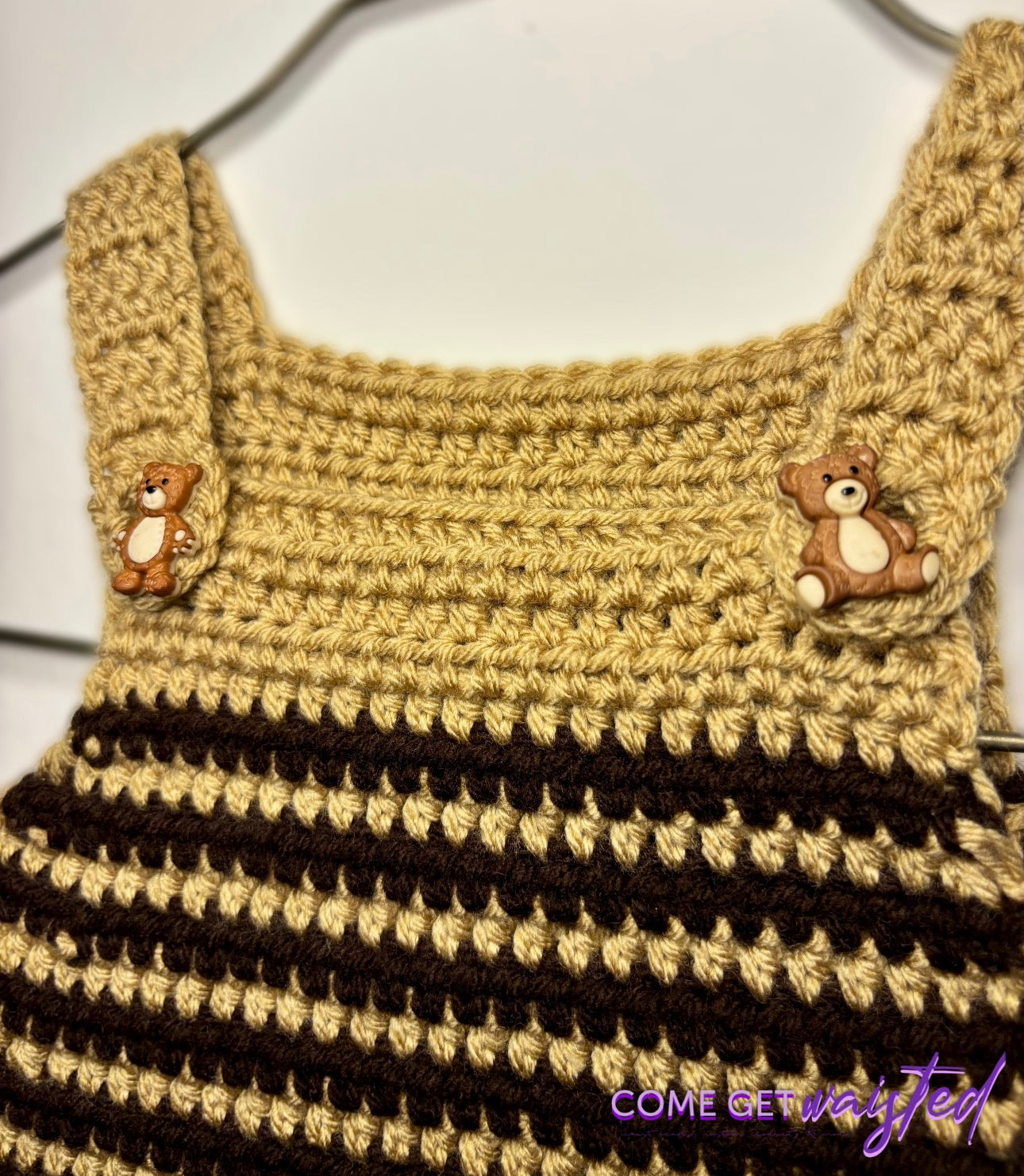 Baby Striped Overalls