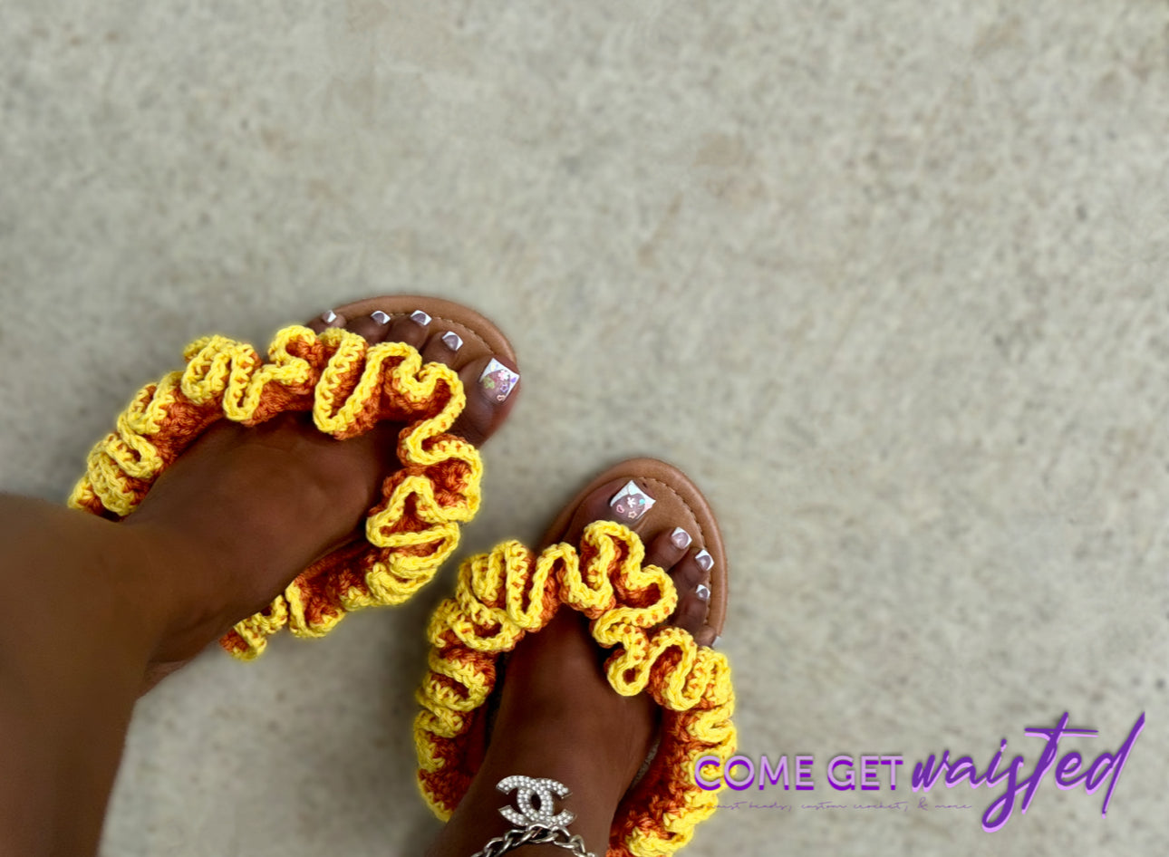 Ruffle Sandals