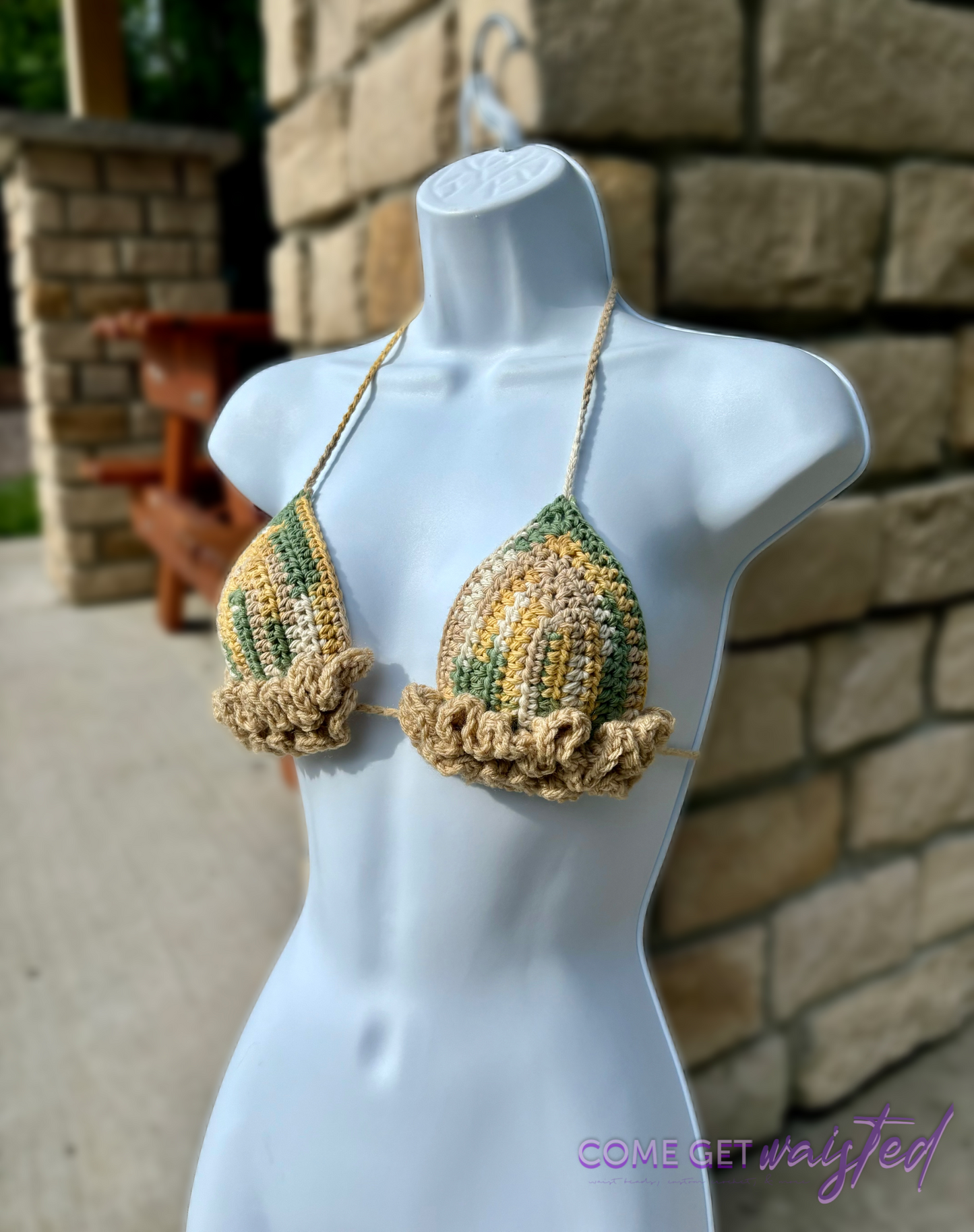 Ruffle Bikini Bra