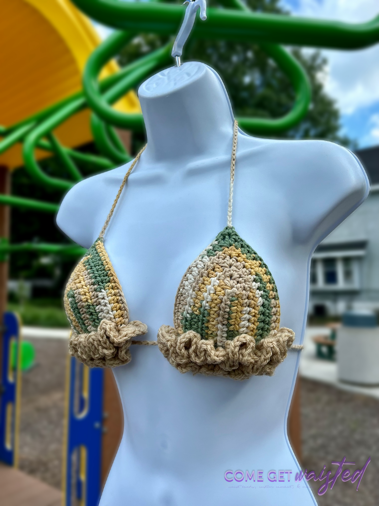 Ruffle Bikini Bra