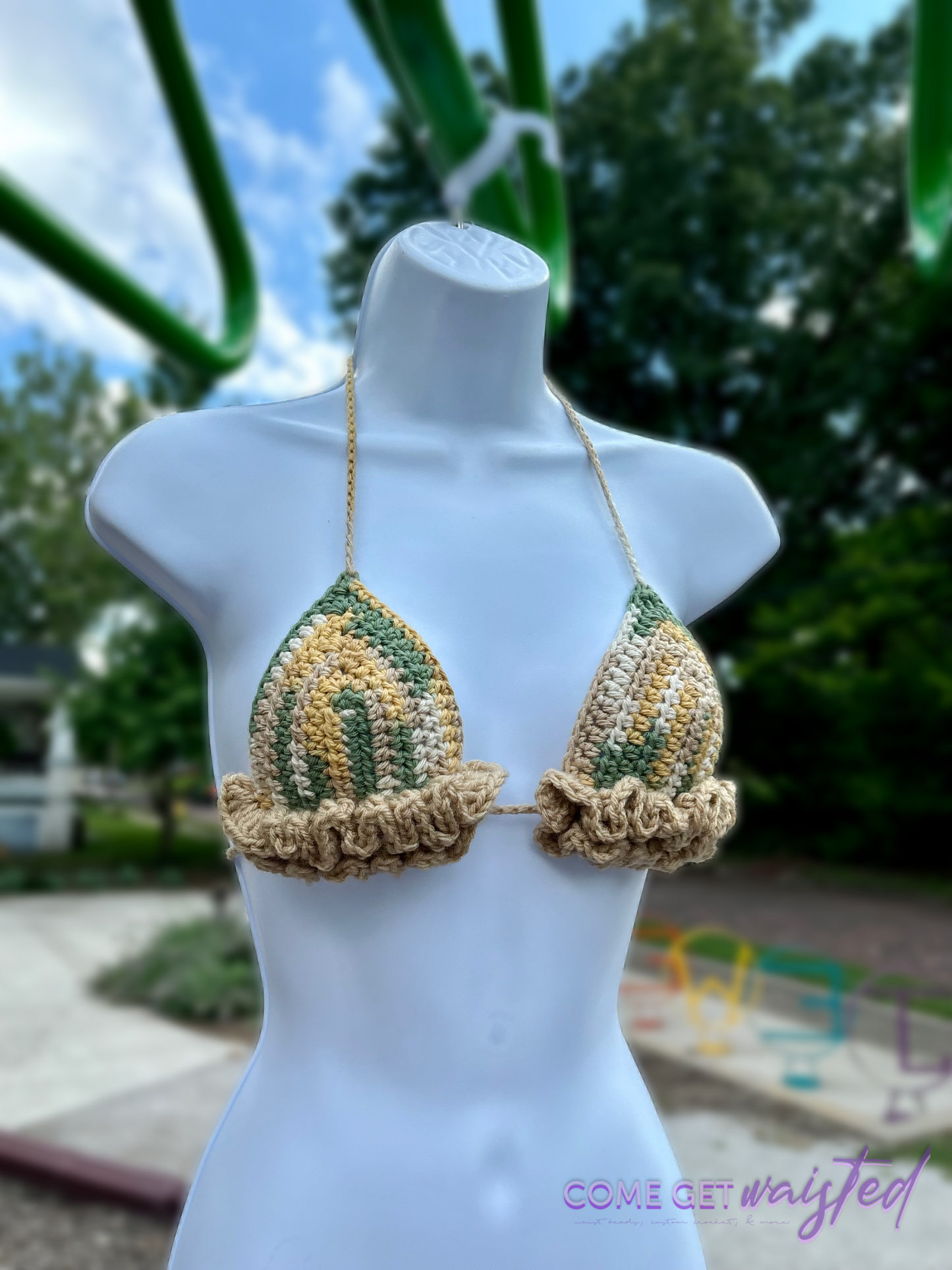Ruffle Bikini Bra