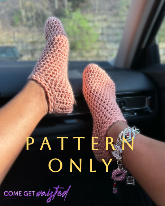 No-show Socks/Footies - PATTERN ONLY