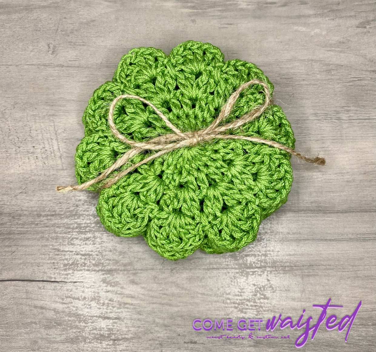 Flower Coasters