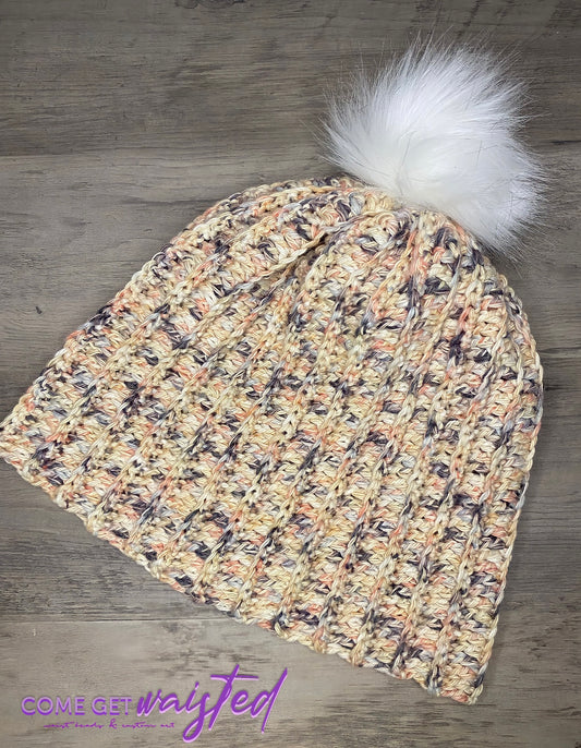 Crochet Hat (w/ puff)