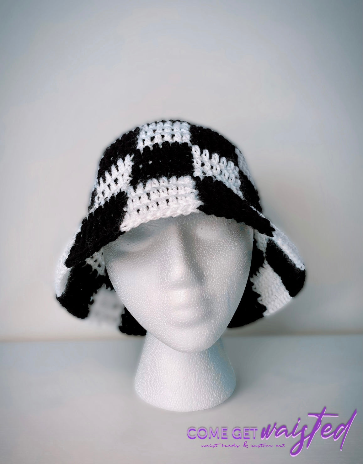 Checkered Bucket Hat